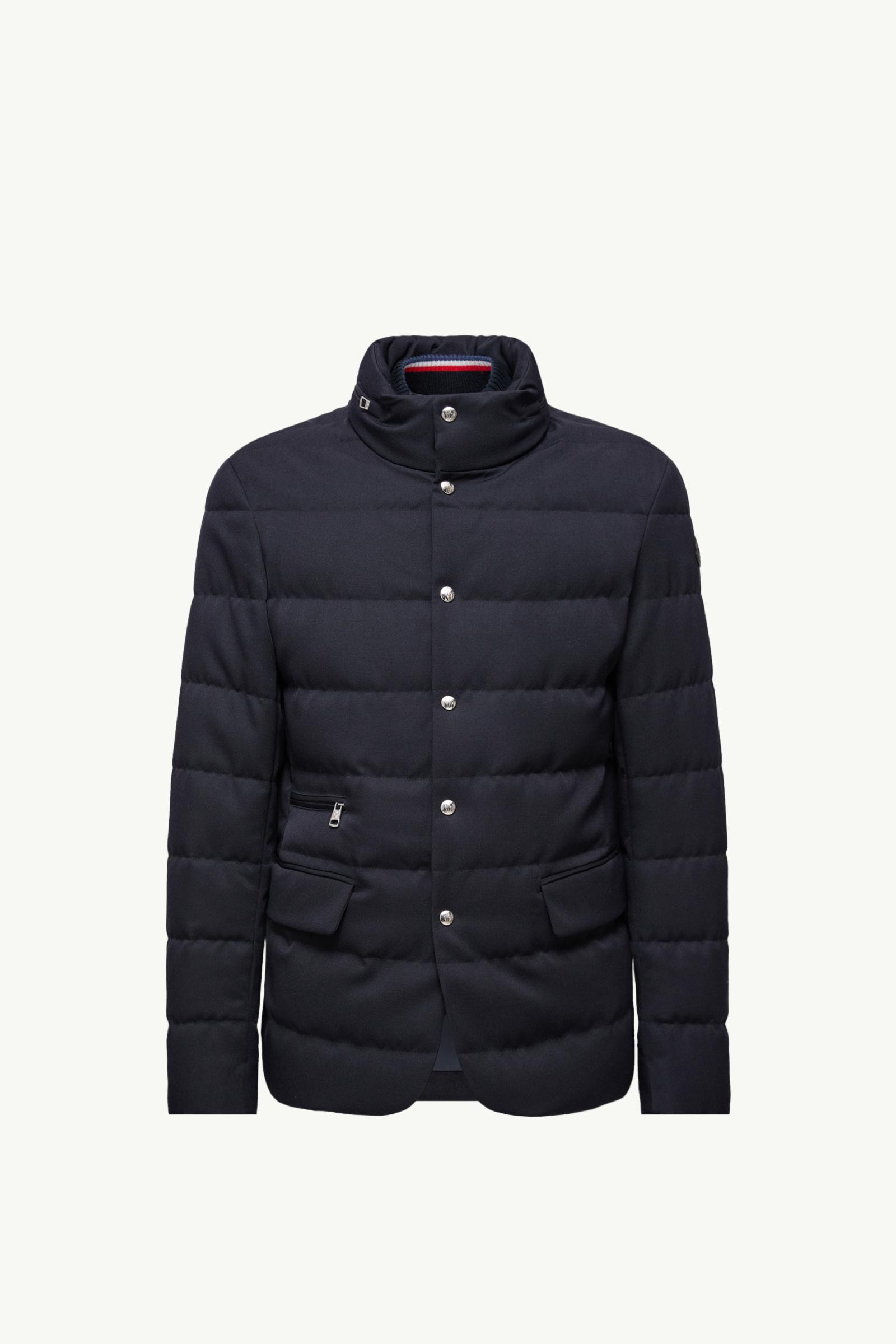 Bess Hooded Wool Short Down Jacket