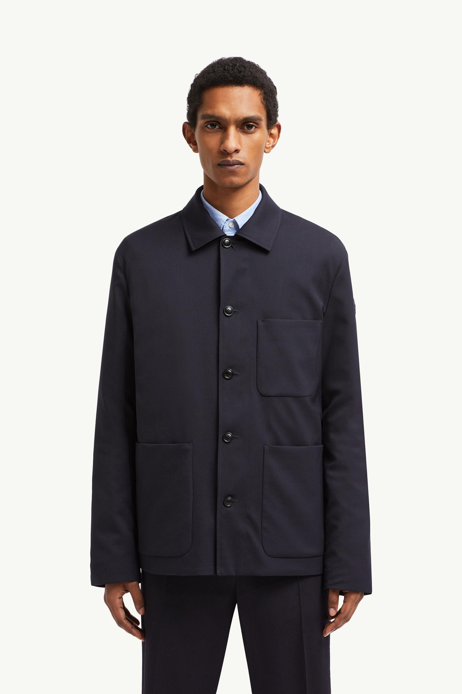 Plumel Wool Gabardine Down Shirt Jacket