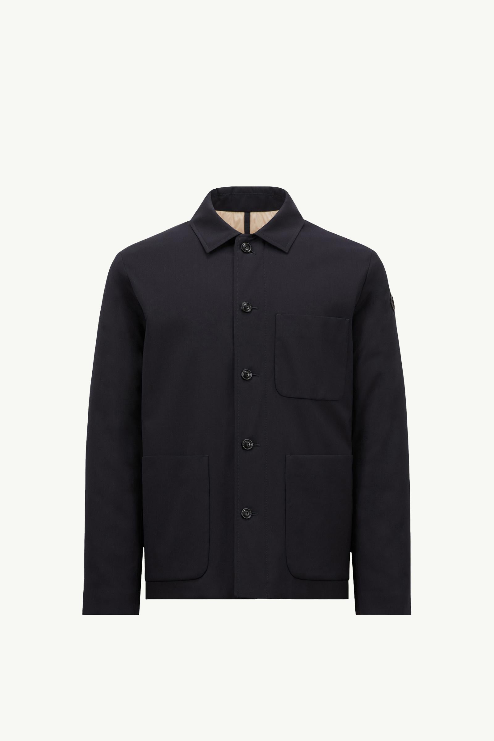 Plumel Wool Gabardine Down Shirt Jacket