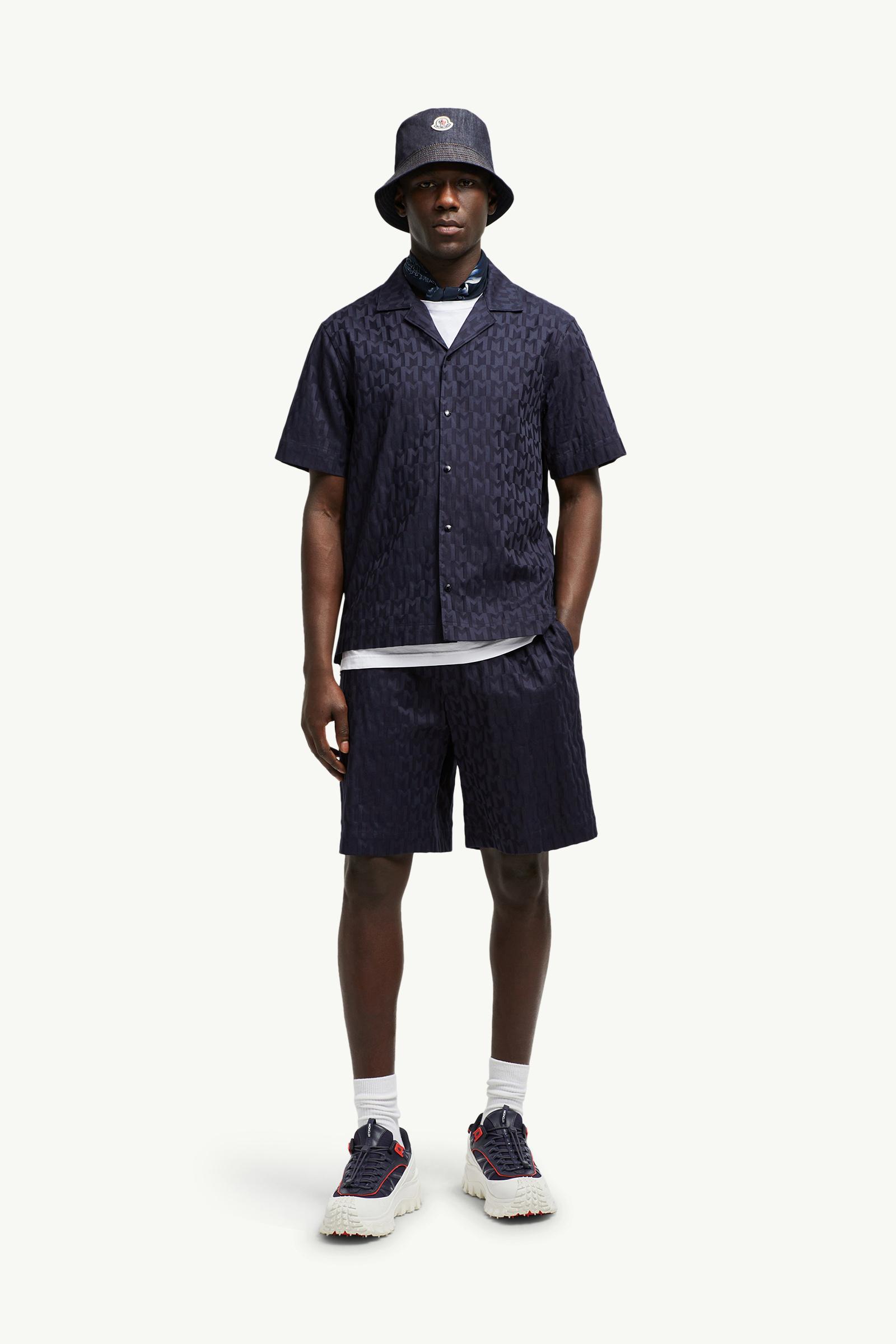 Monogram Jacquard Cotton Shorts