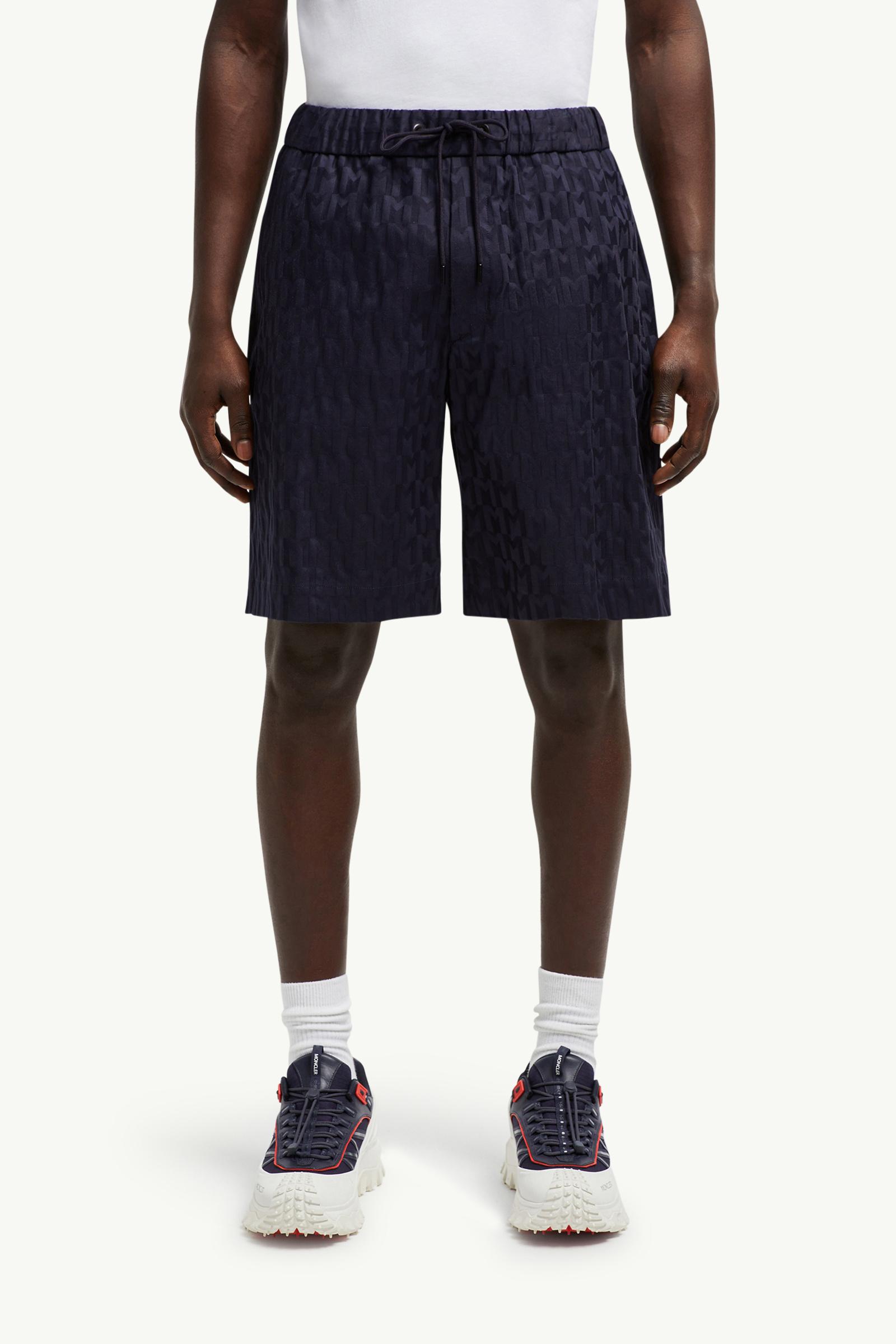 Monogram Jacquard Cotton Shorts