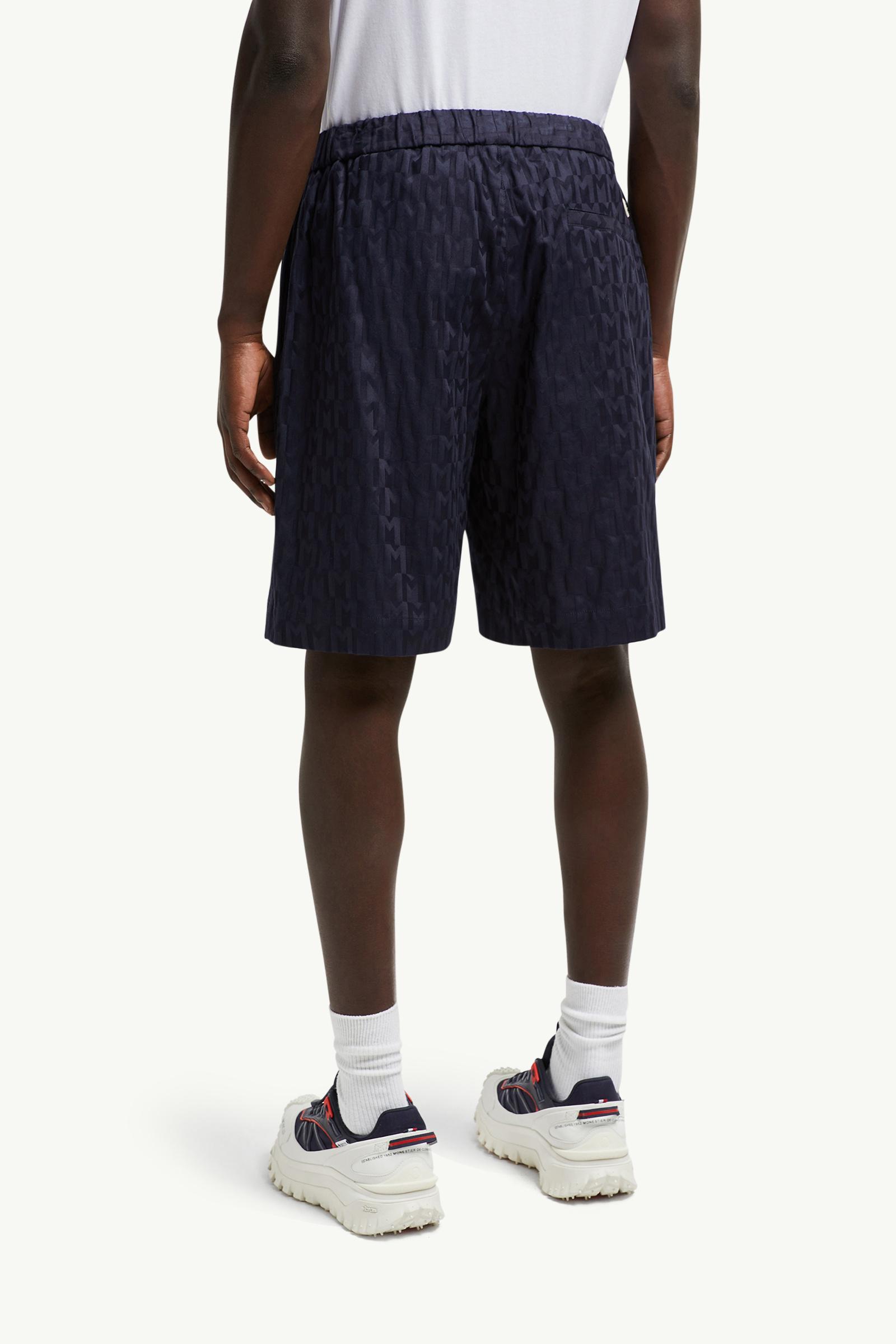 Monogram Jacquard Cotton Shorts