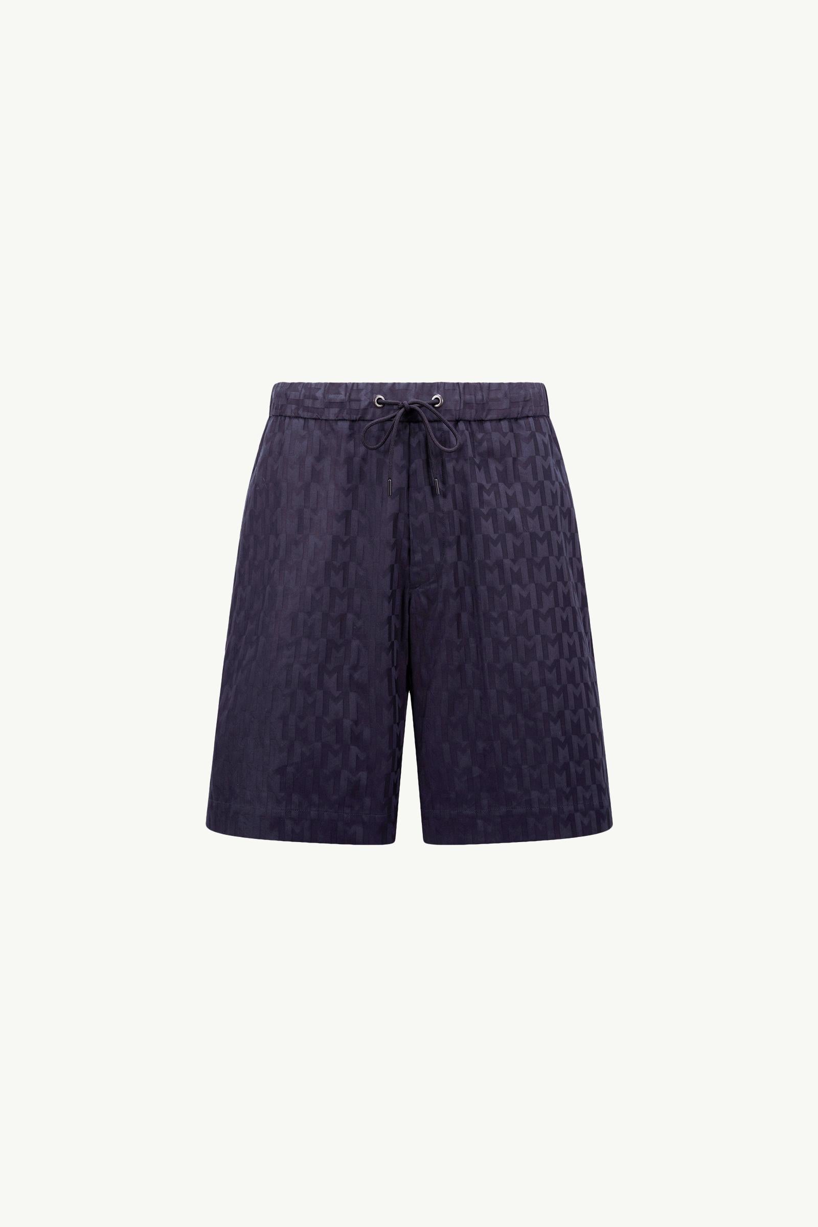 Monogram Jacquard Cotton Shorts