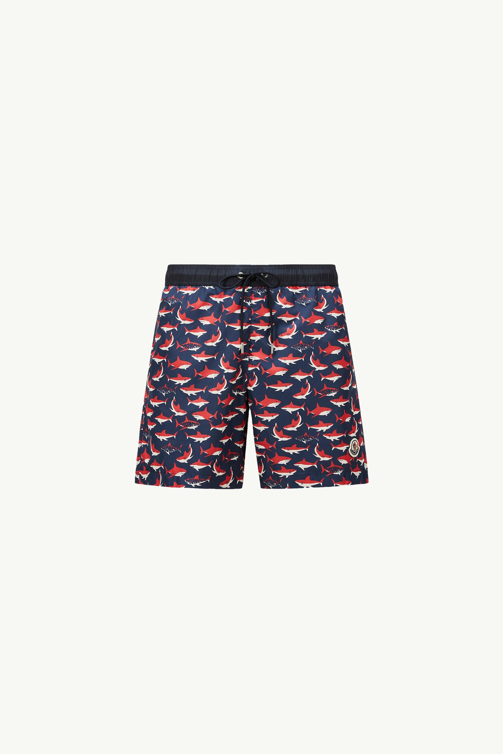 Shark Print Swim Shorts