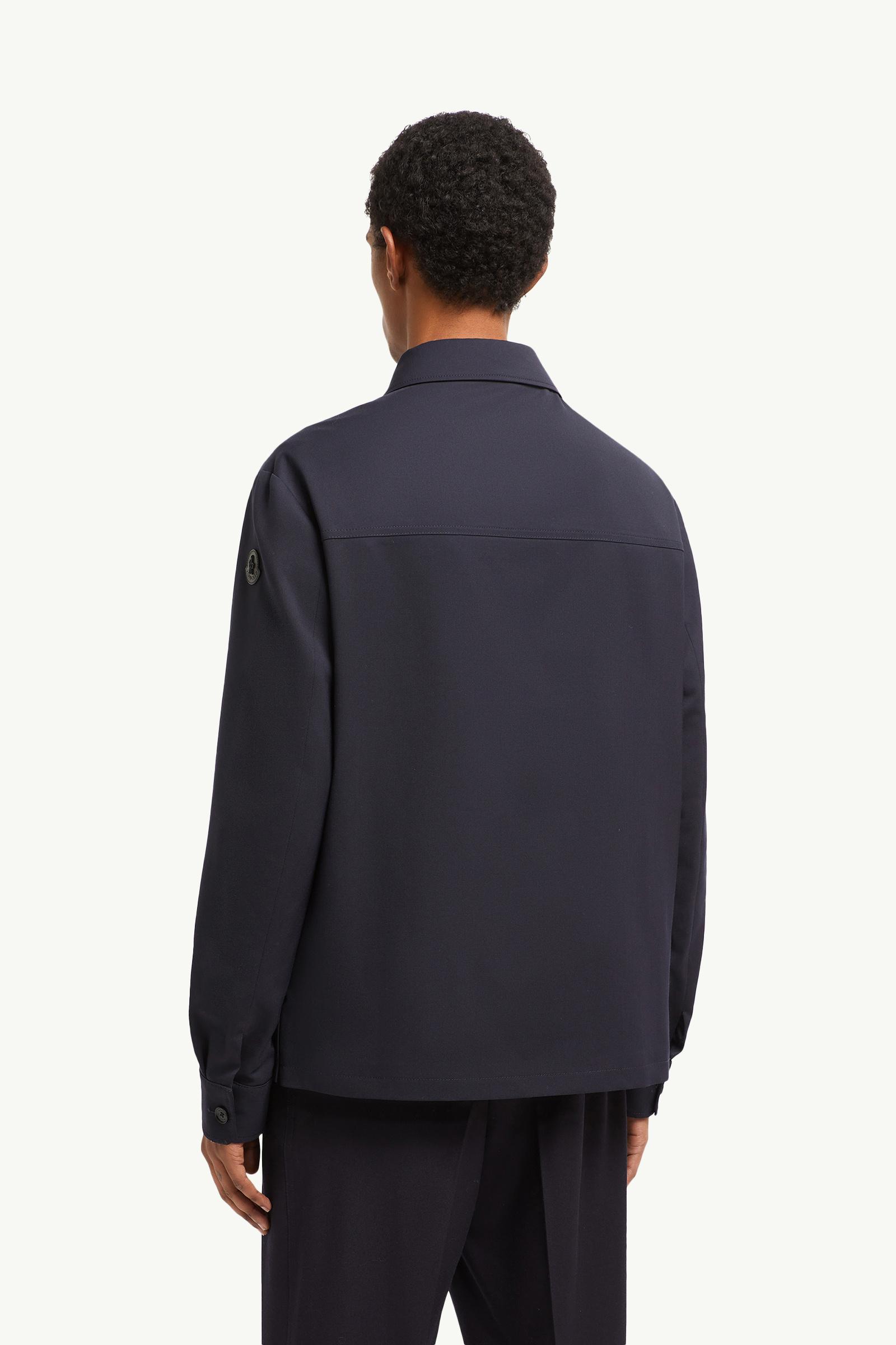 Wool Gabardine Long Sleeve Shirt