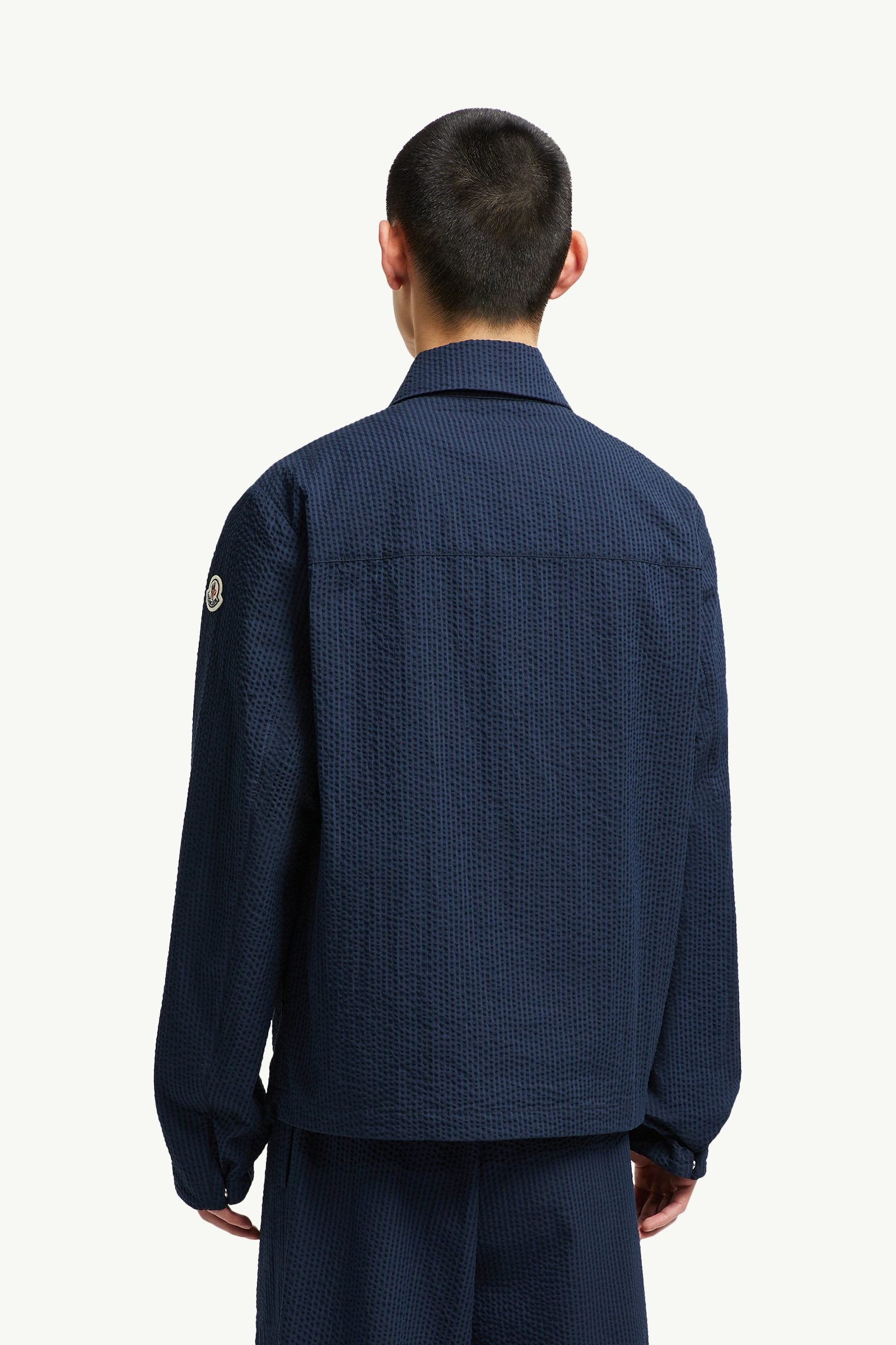 Seersucker Shirt Jacket