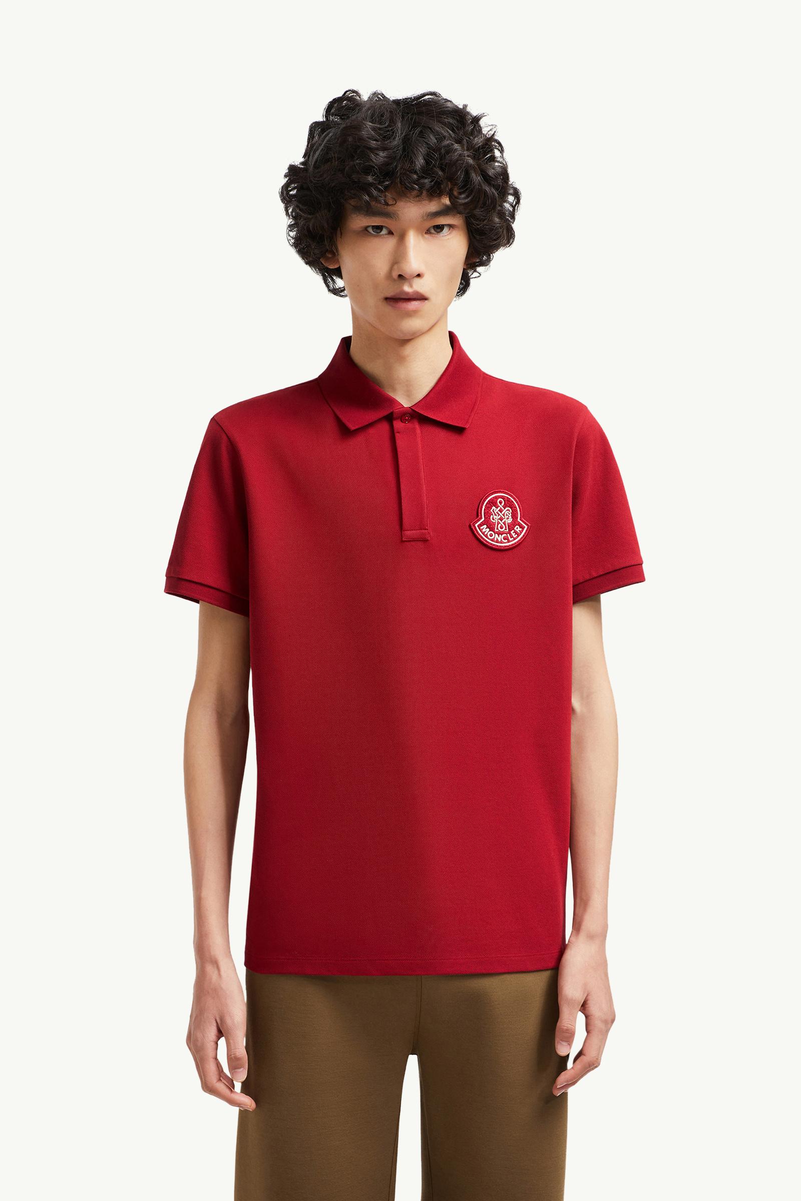Year of the Snake Patch Cotton Piquet Polo Shirt