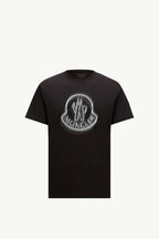 Blurred Logo Cotton T-Shirt