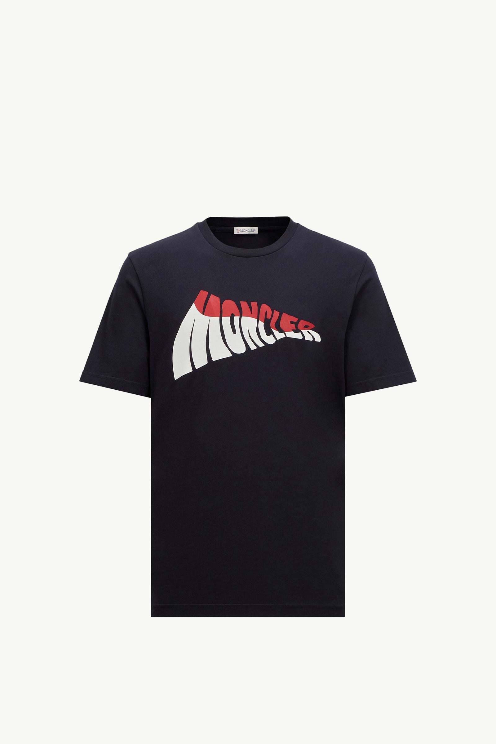 Wave Logo Cotton T-Shirt