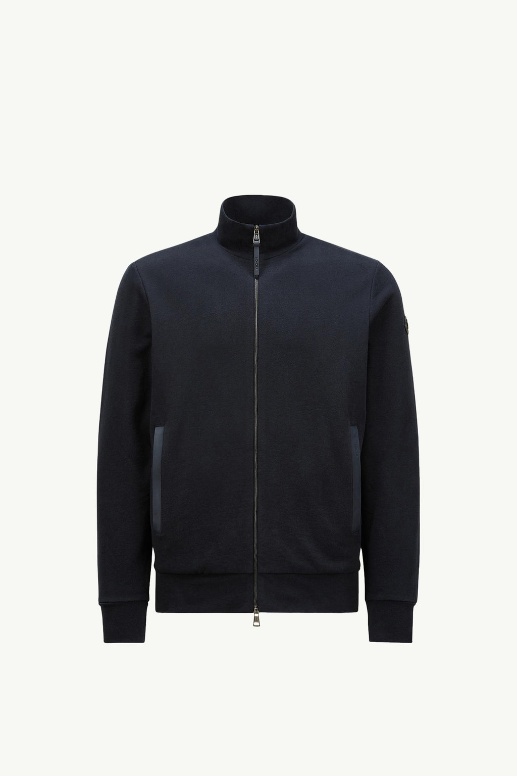 Suede-Trimmed Cotton & Cashmere Sweatshirt