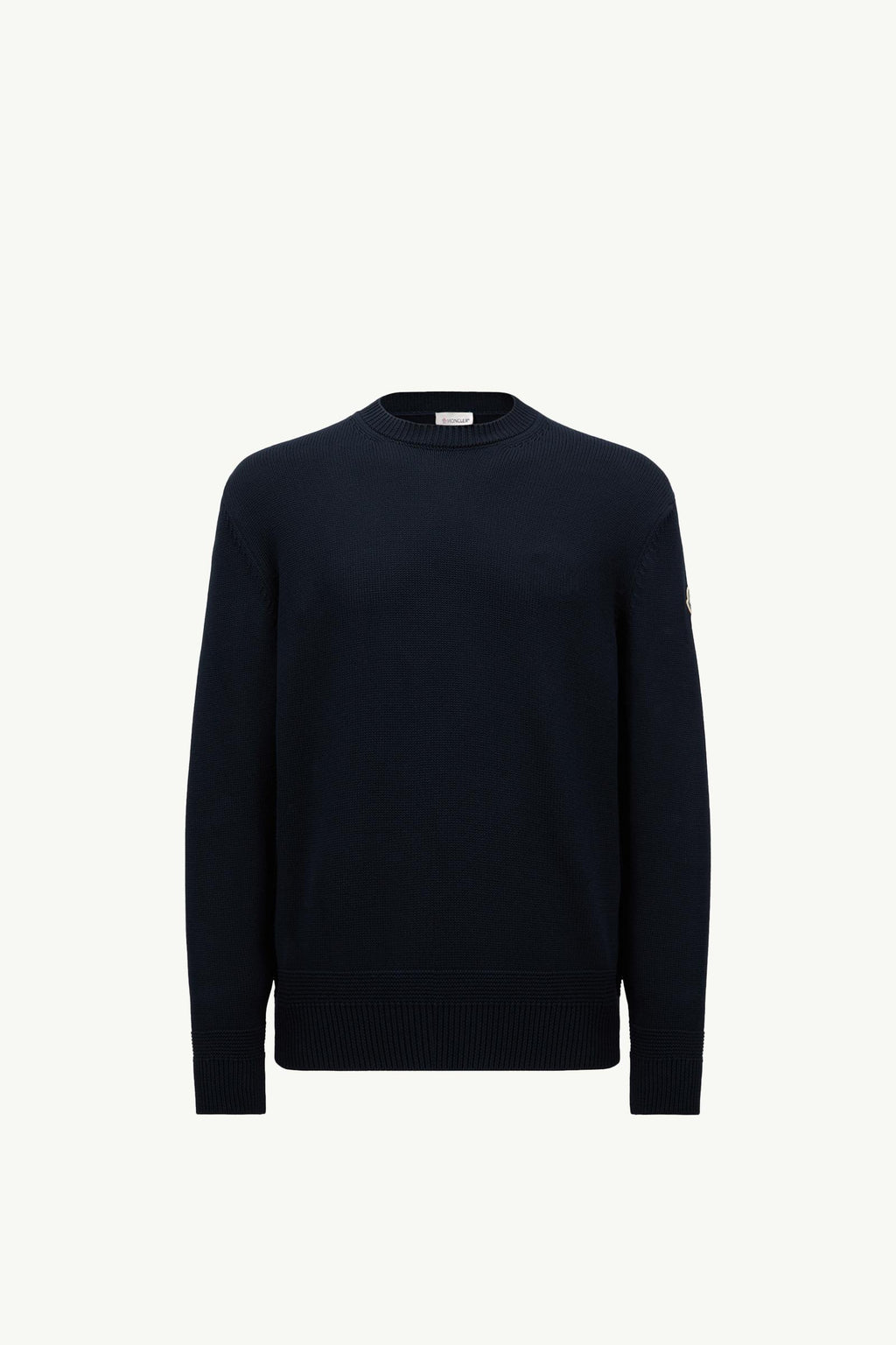 Logo Patch Cotton Jumper