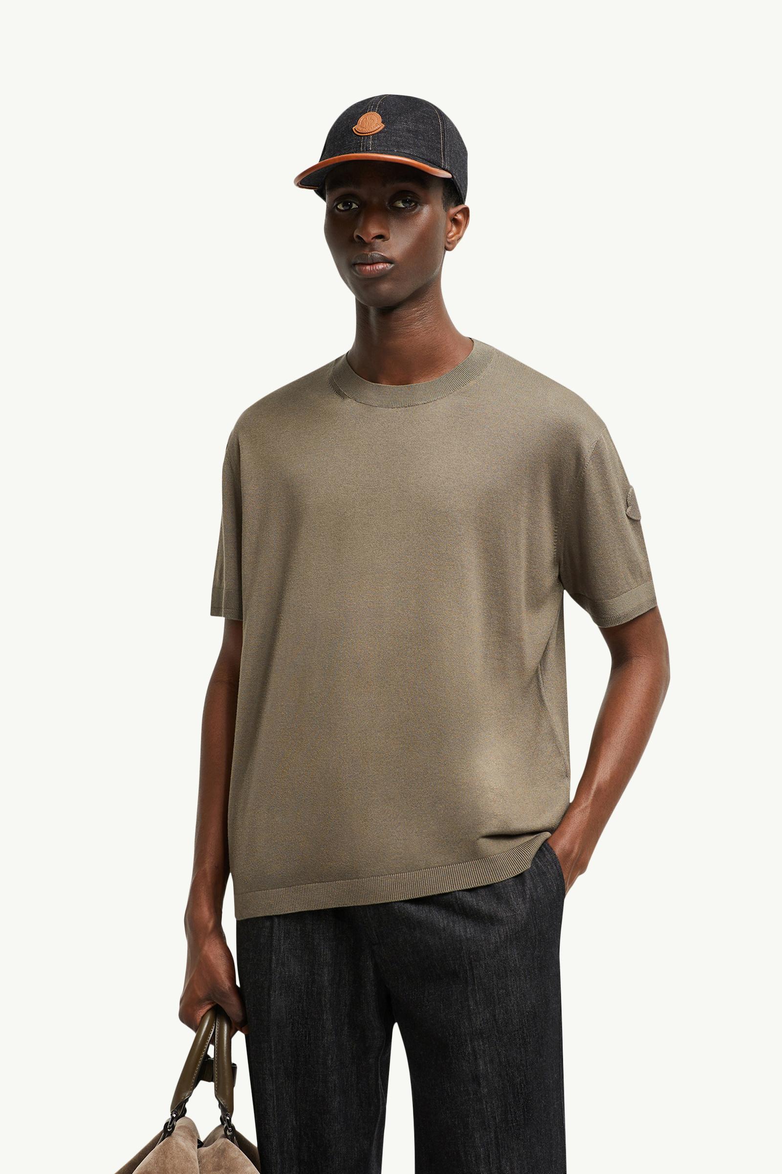 Silk & Cotton Knit T-Shirt
