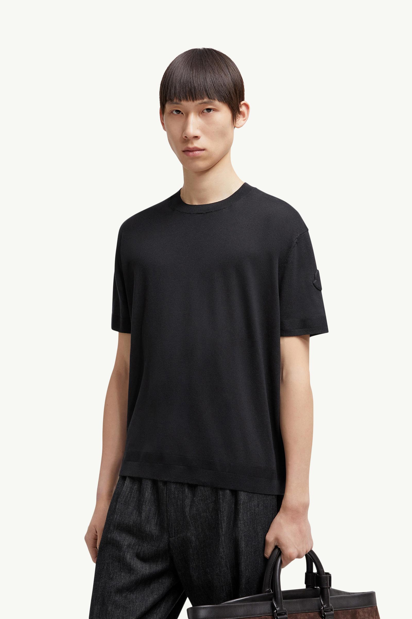 Silk & Cotton Knit T-Shirt