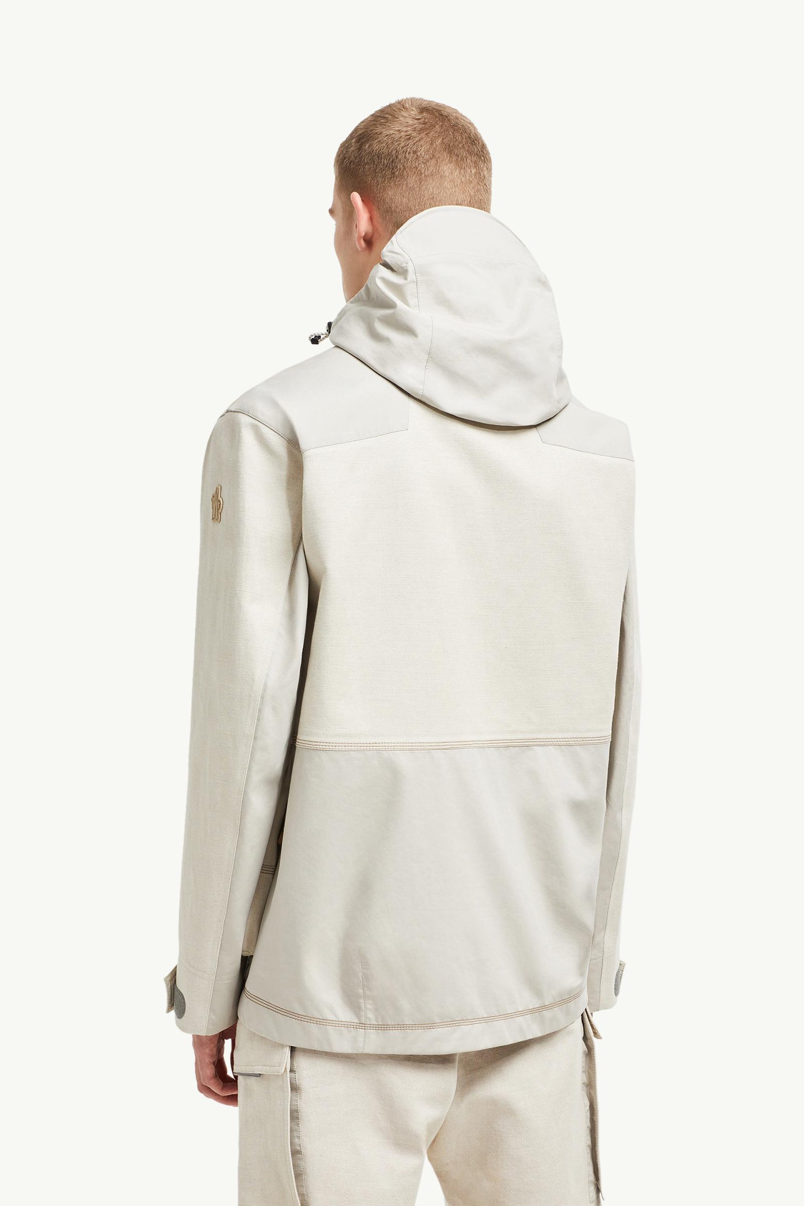 Spur Hooded Linen & Cotton Field Jacket