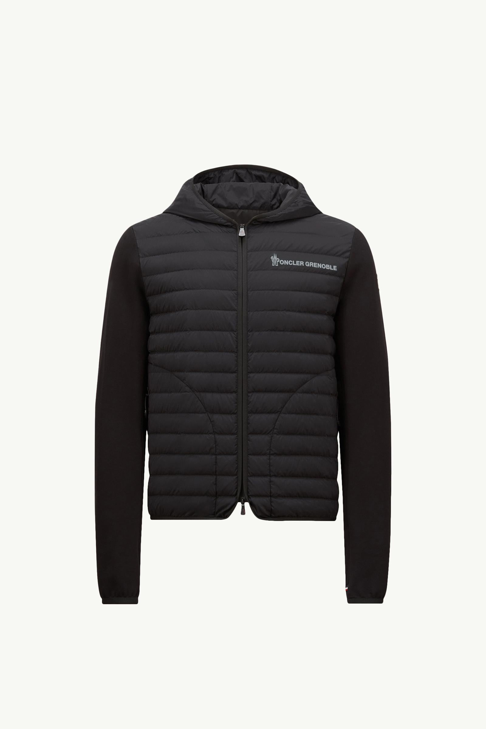 Padded Cotton Zip-Up Hoodie