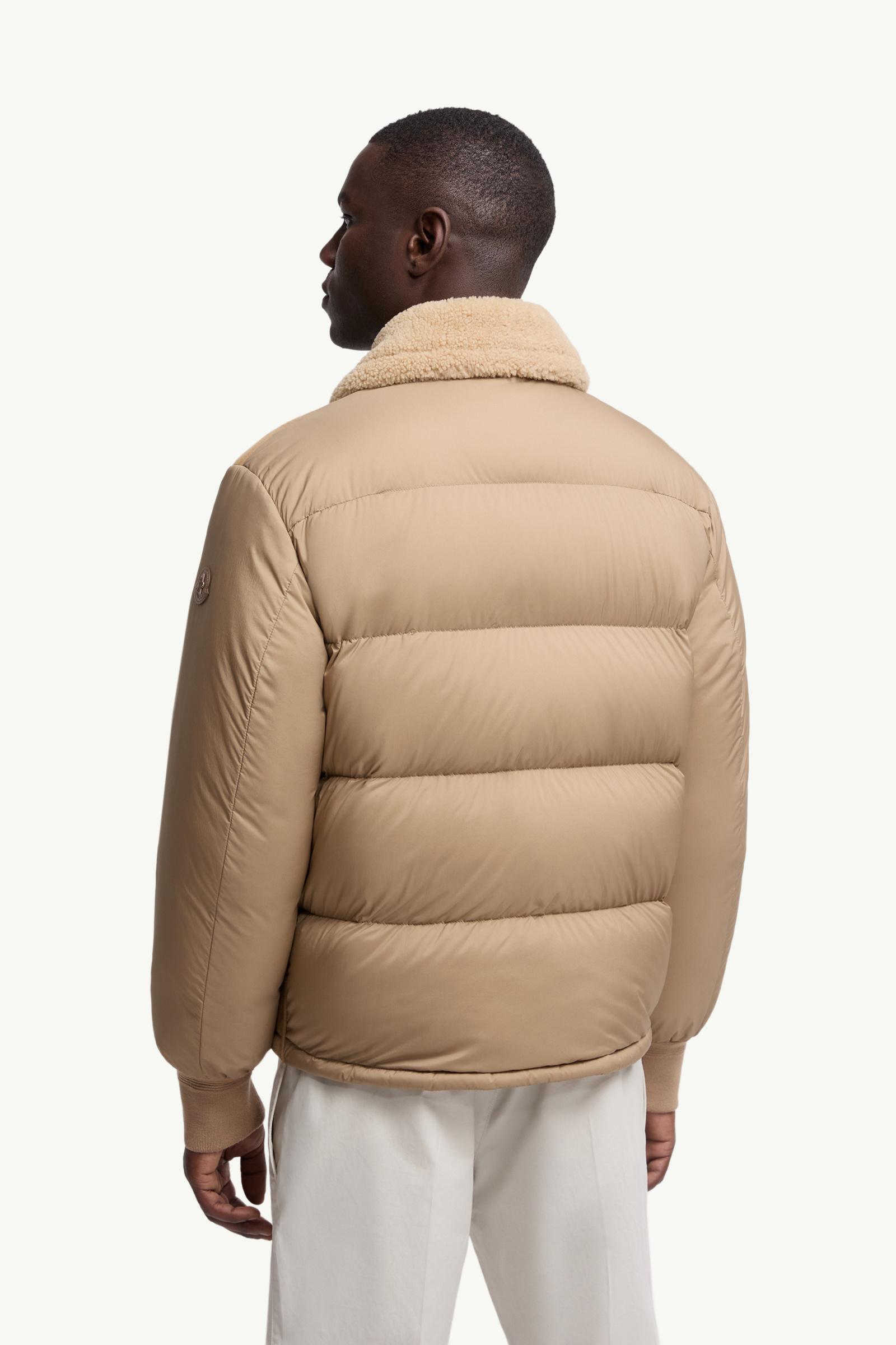 Tonnay Suede & Shearling Short Down Jacket