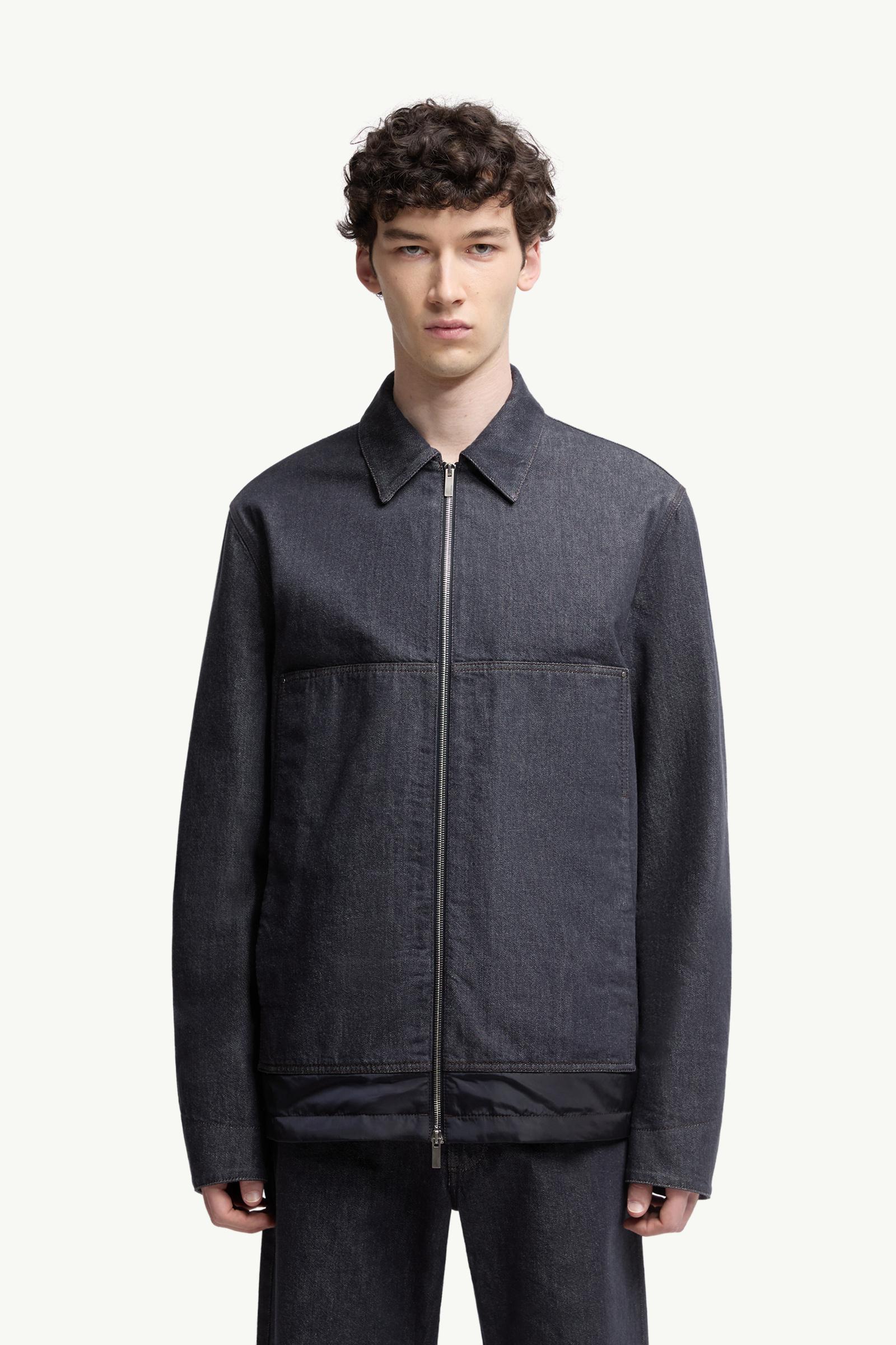 Ormoy Denim Down Shirt Jacket
