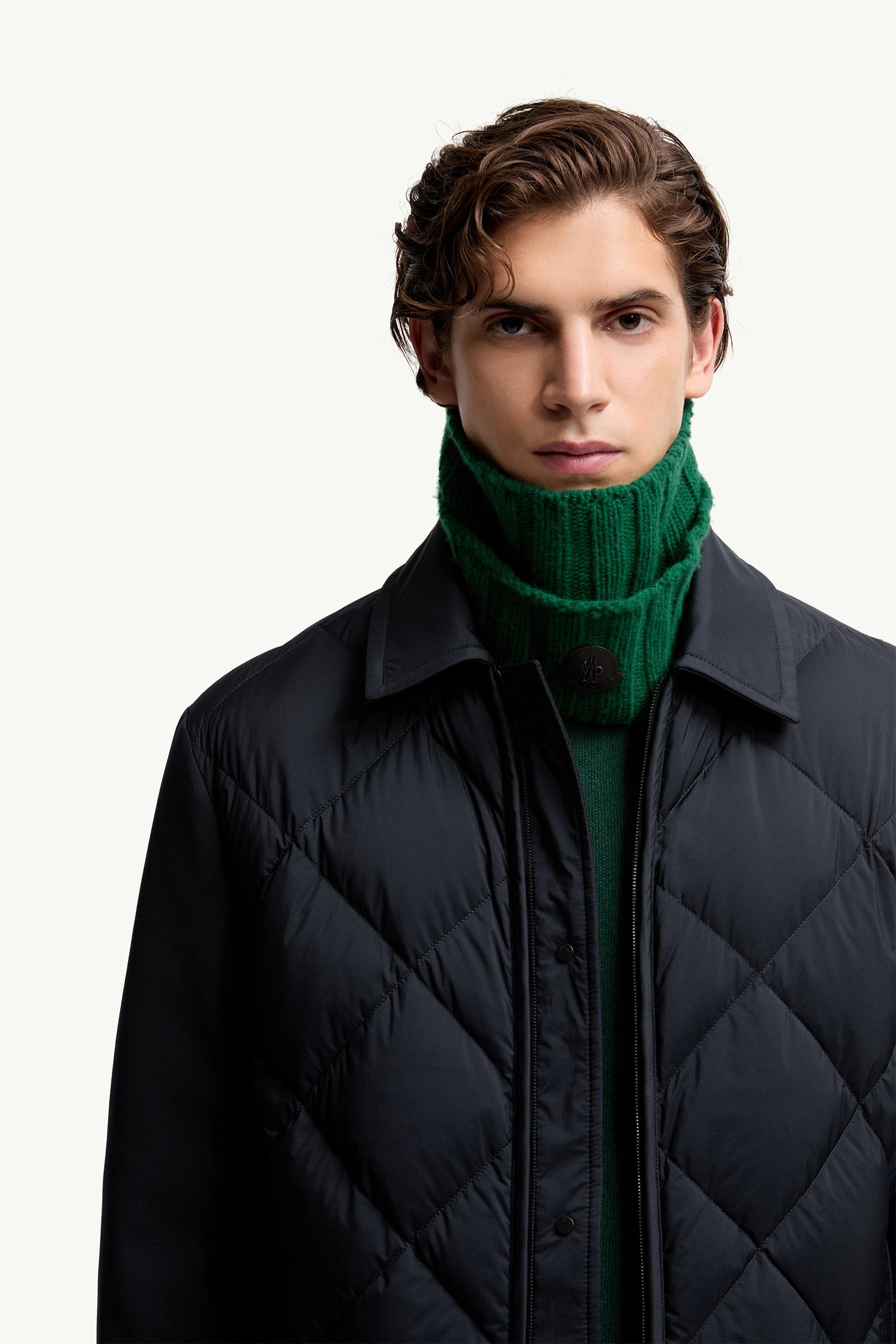 Aiguille Diamond-Quilted Down Shirt Jacket