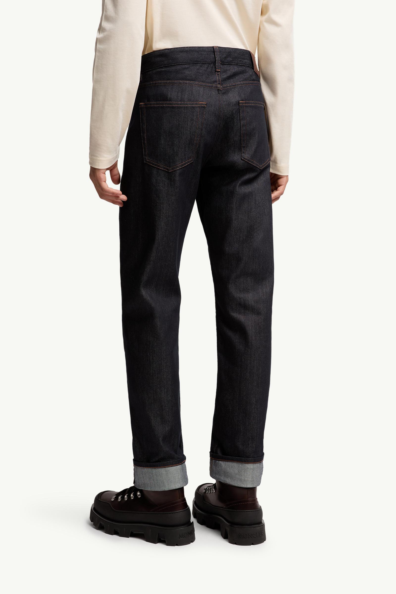 Straight Leg Denim Jeans