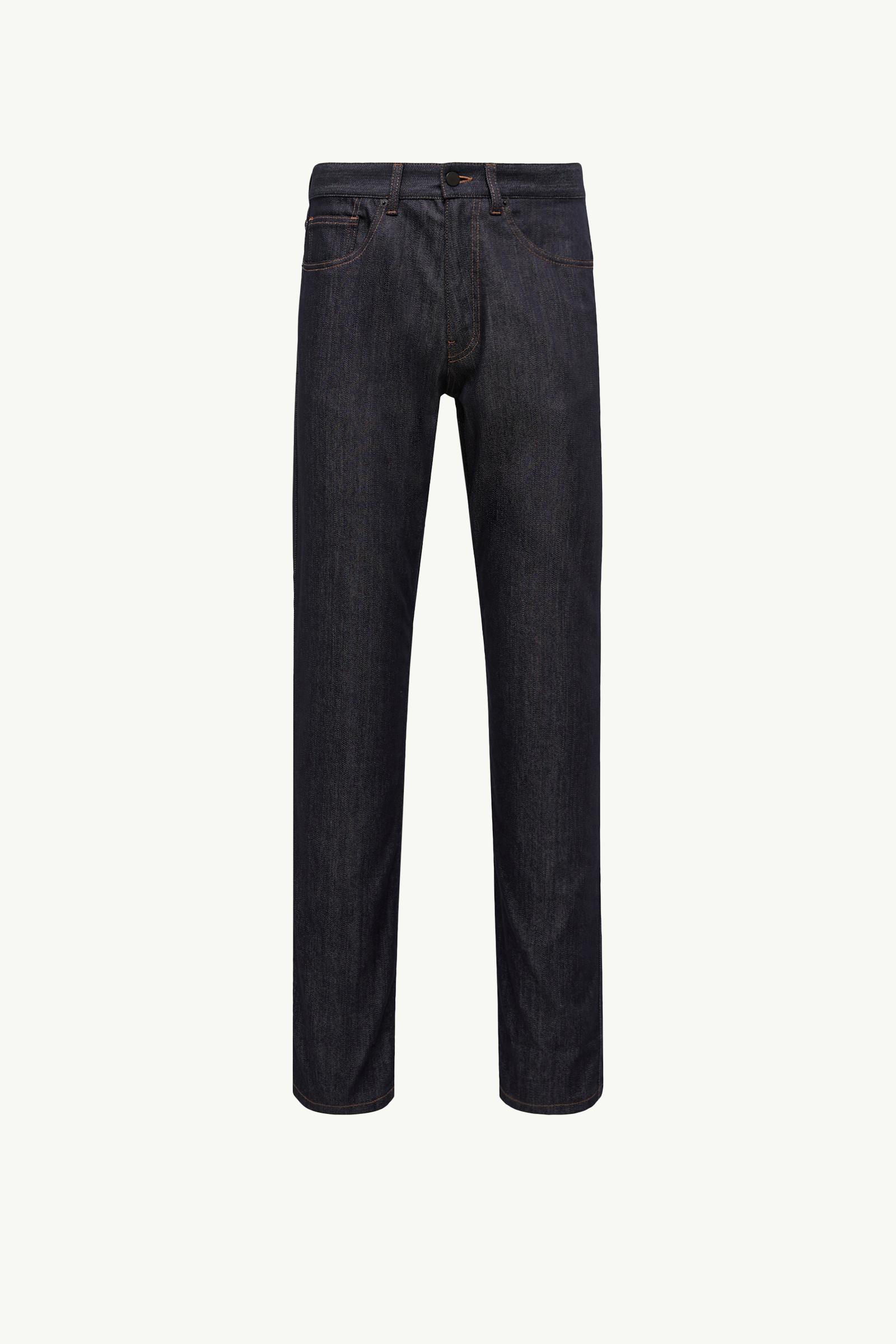 Straight Leg Denim Jeans