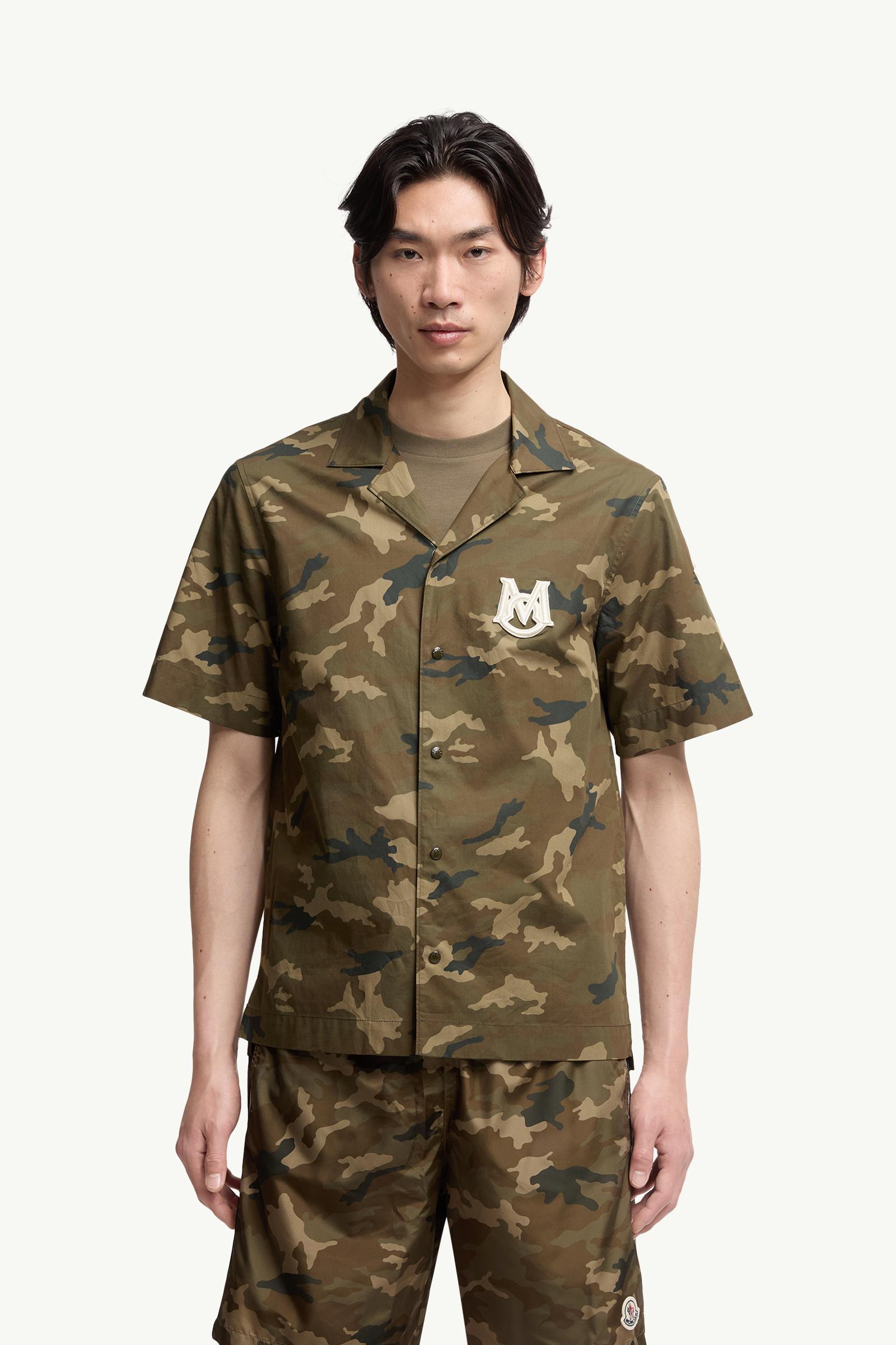 Printed Cotton Short Sleeve Shirt