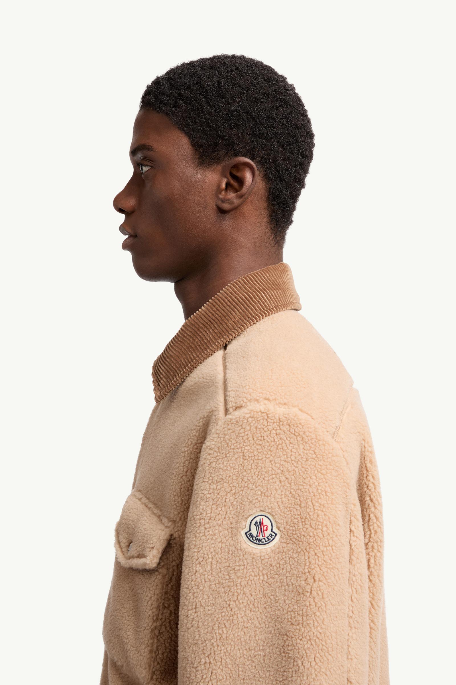 Teddy Corduroy-Trimmed Shirt Jacket