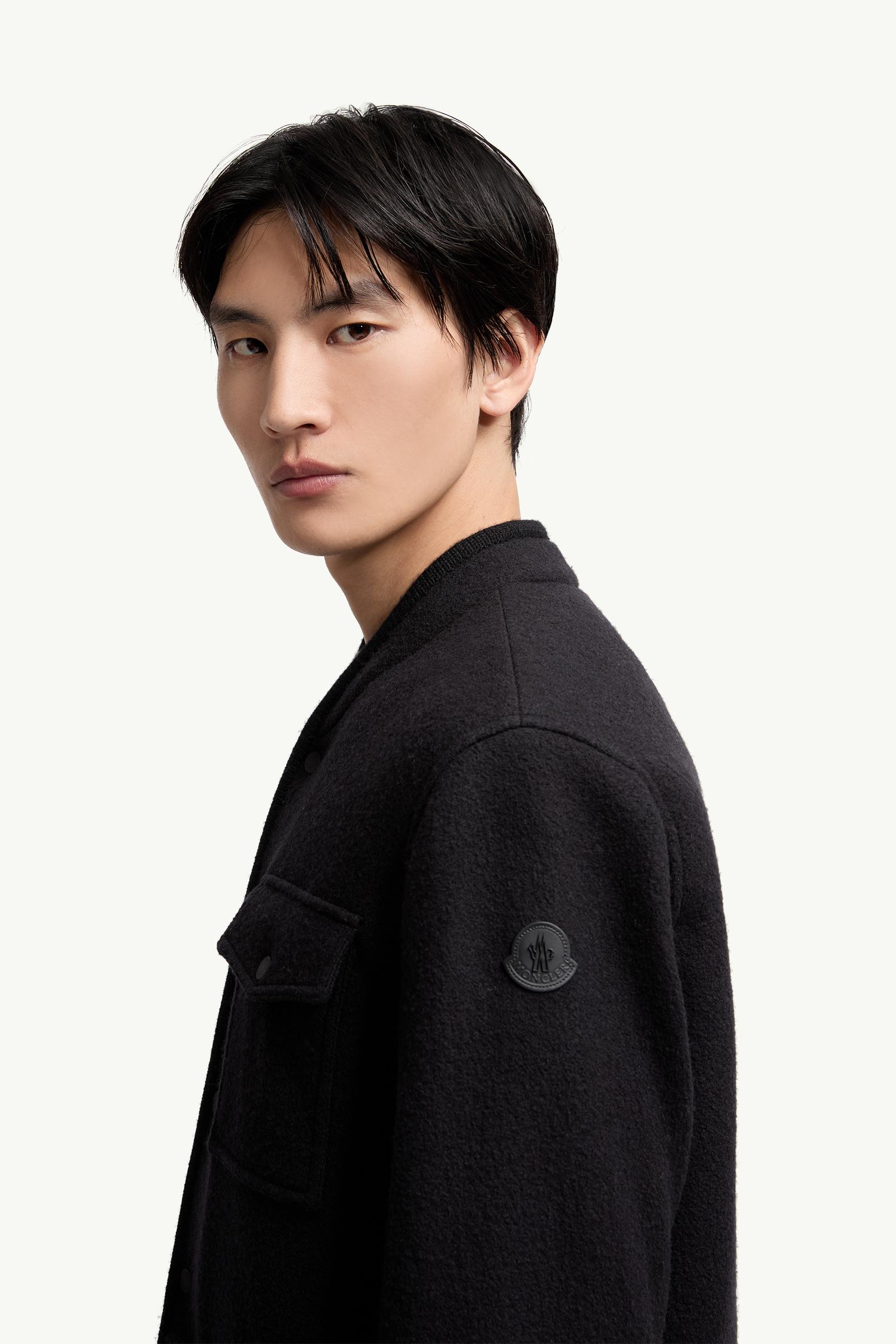 Wool Boucle Shirt Jacket