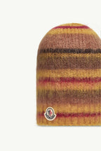 Striped Mohair Beanie