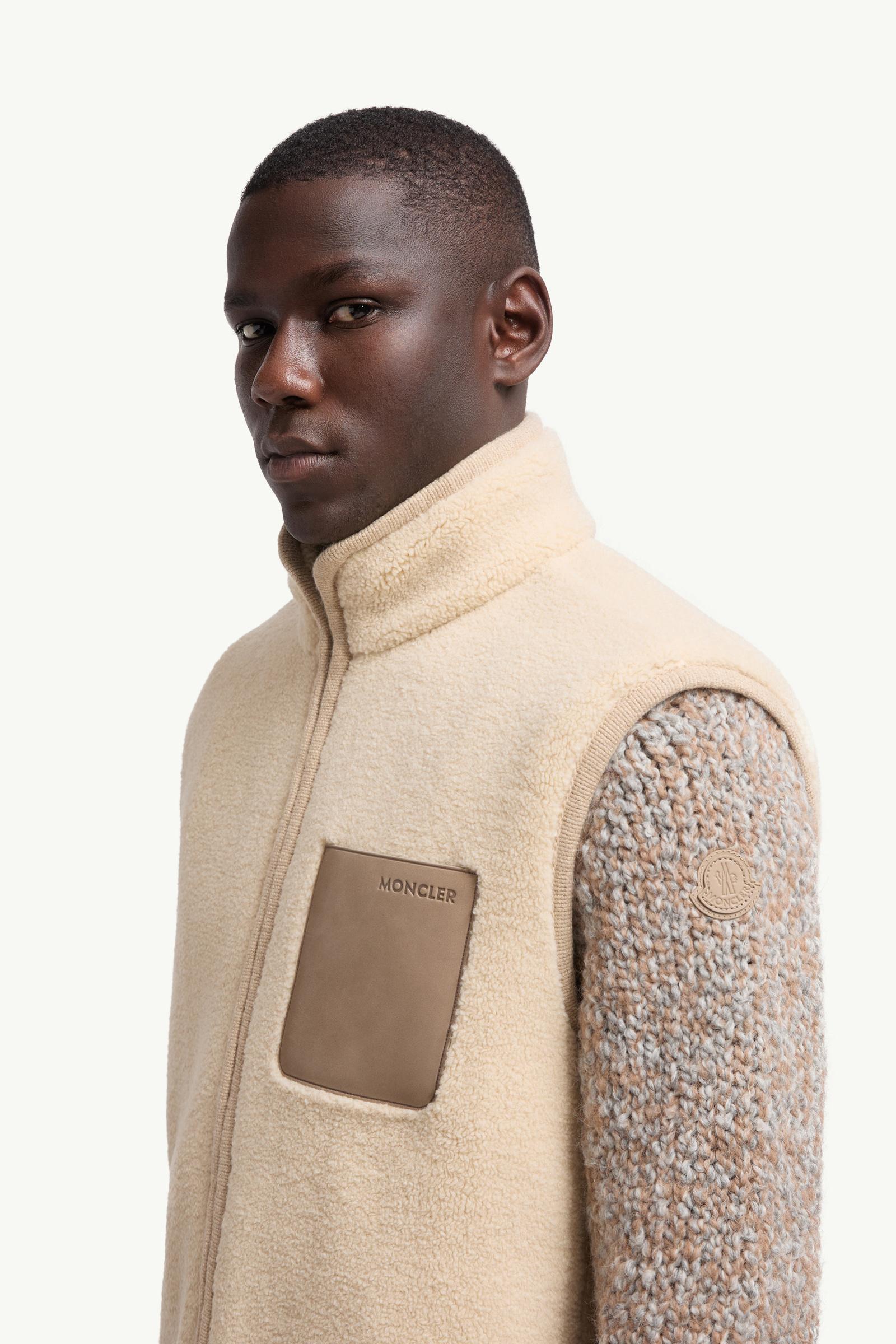 Nubuck-Trimmed Teddy Gilet