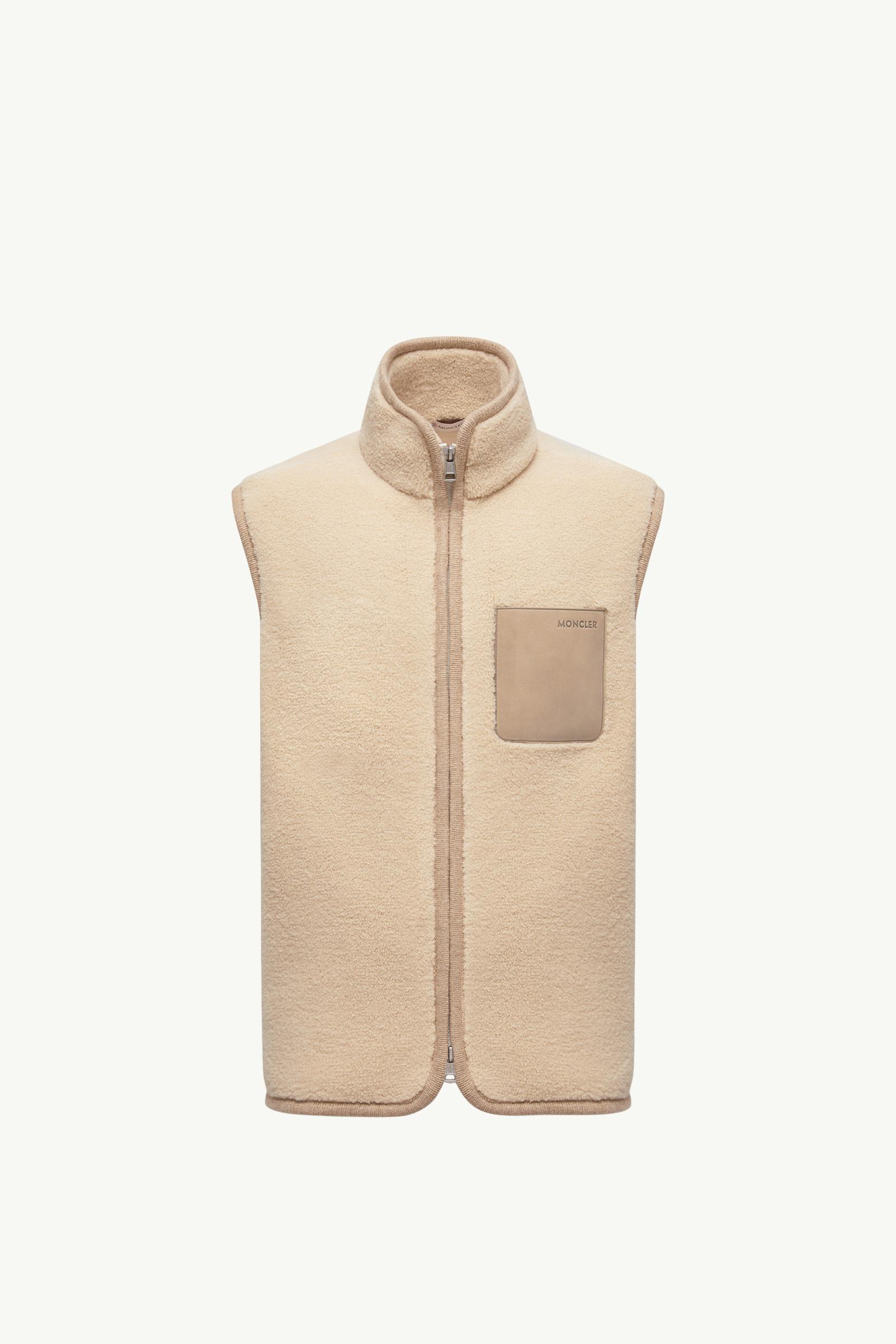 Nubuck-Trimmed Teddy Gilet