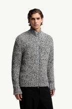 Wool & Alpaca Zip-Up Cardigan