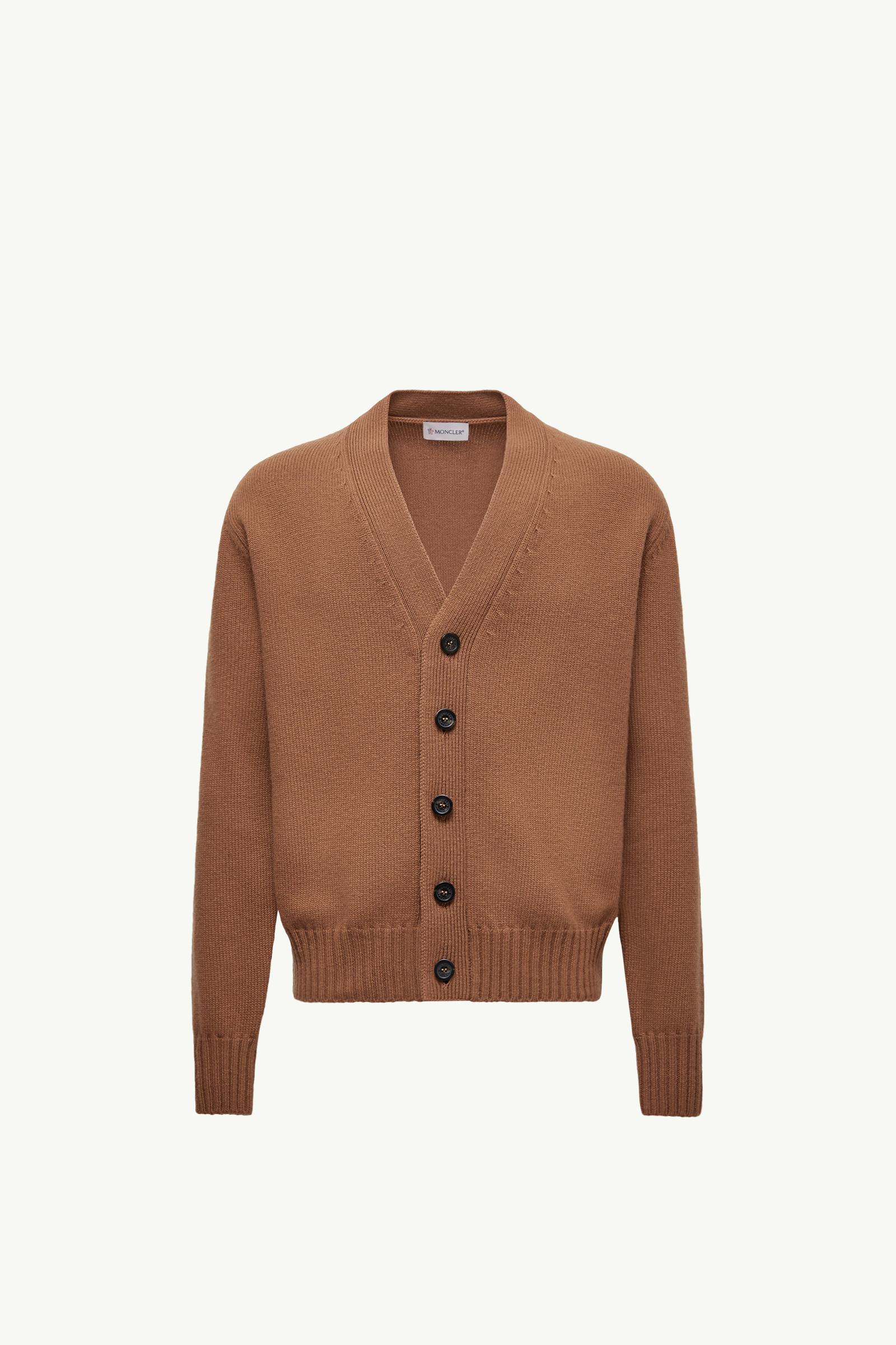 V-Neck Wool Cardigan