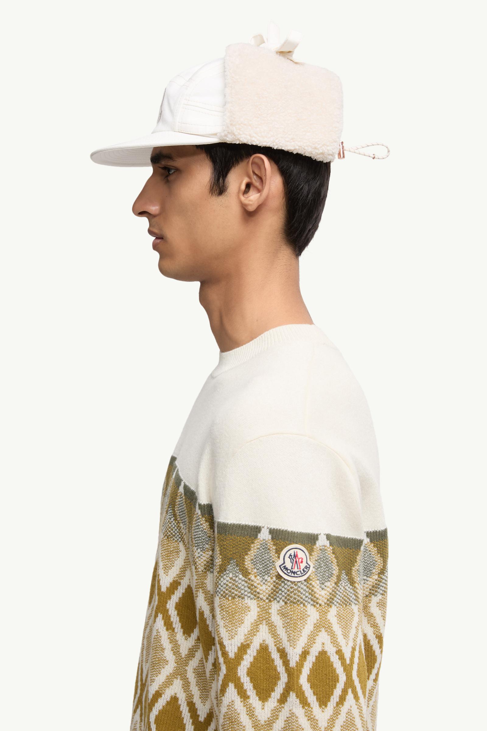 Rhombus Pattern Wool Sweater