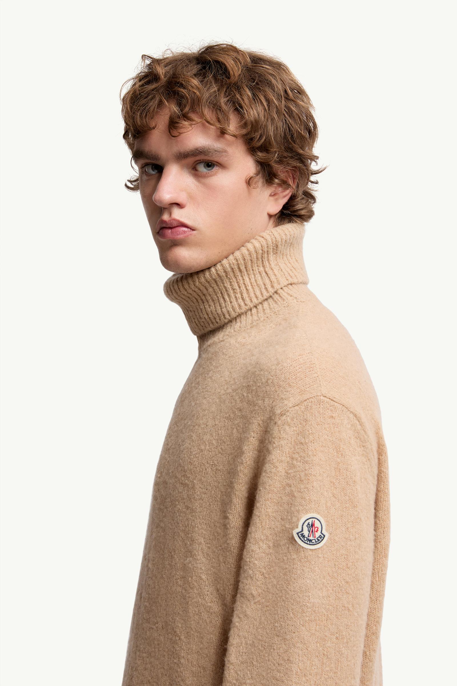 Wool Blend Polo Neck Jumper